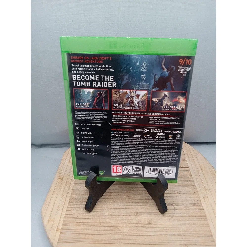 Shadow of The Tomb Raider: Definitive Edition (Microsoft‎ Xbox One, 2019) Tested
